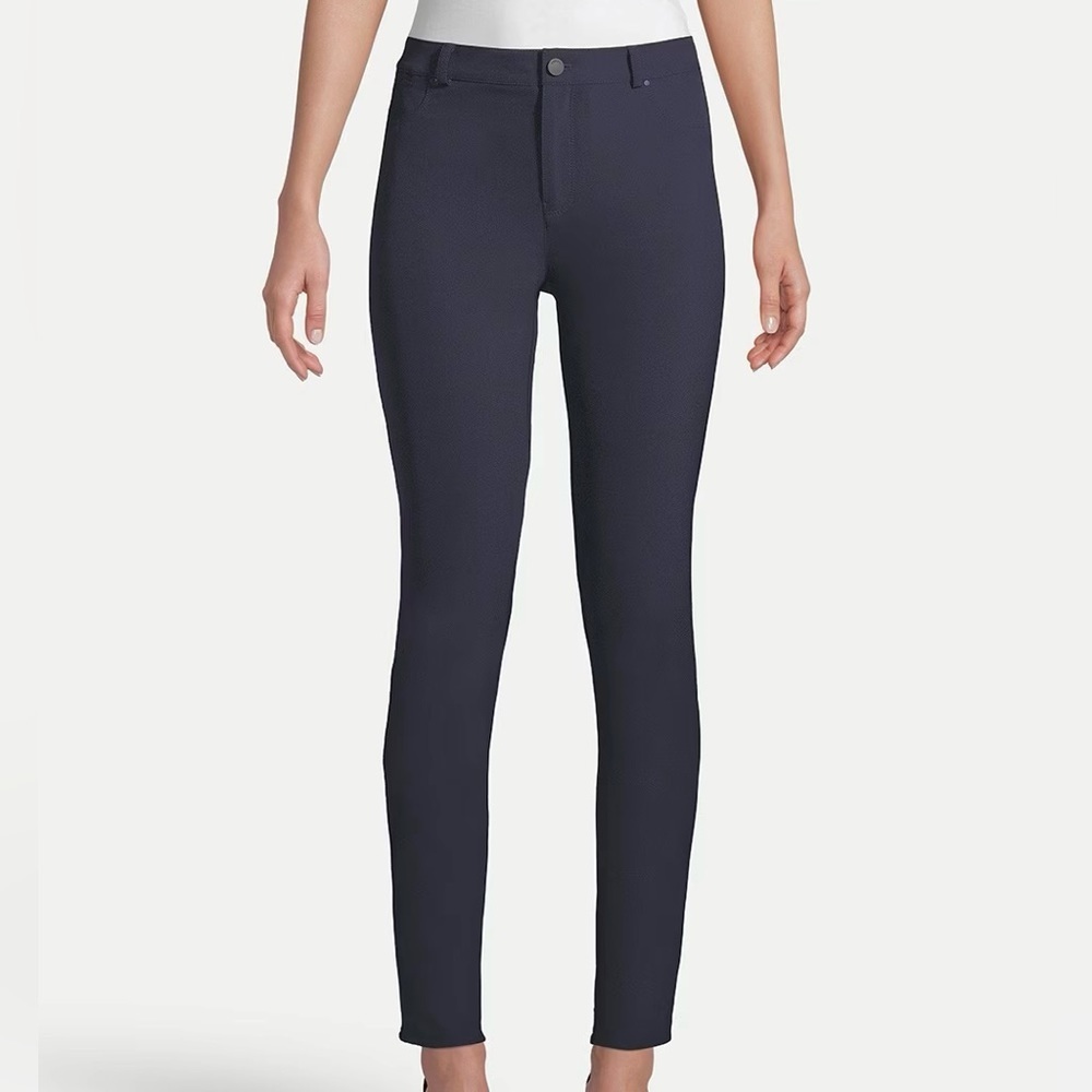 Chico’s Navy Blue Tech Stretch Slim Ankle Pants Sz 20 Tall